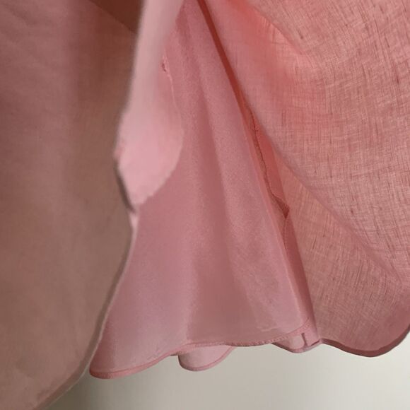 Ann Taylor Loft Dress Size 0 Lined Pink Sleeveless Invisible Zipper - Picture 7 of 15